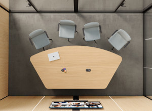 Стол для совещаний с регулируемой высотой