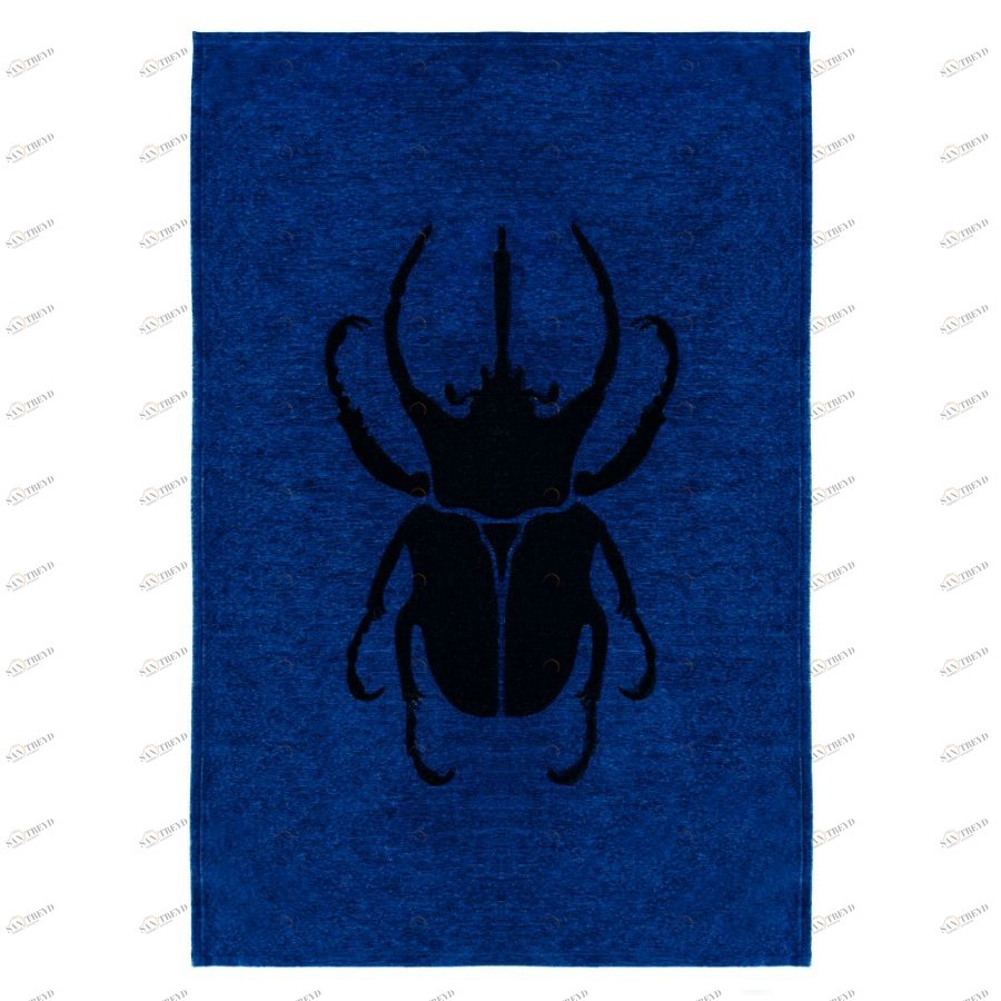 Ковер Scarabio, 160х230 см, синий Carpet Decor C1140