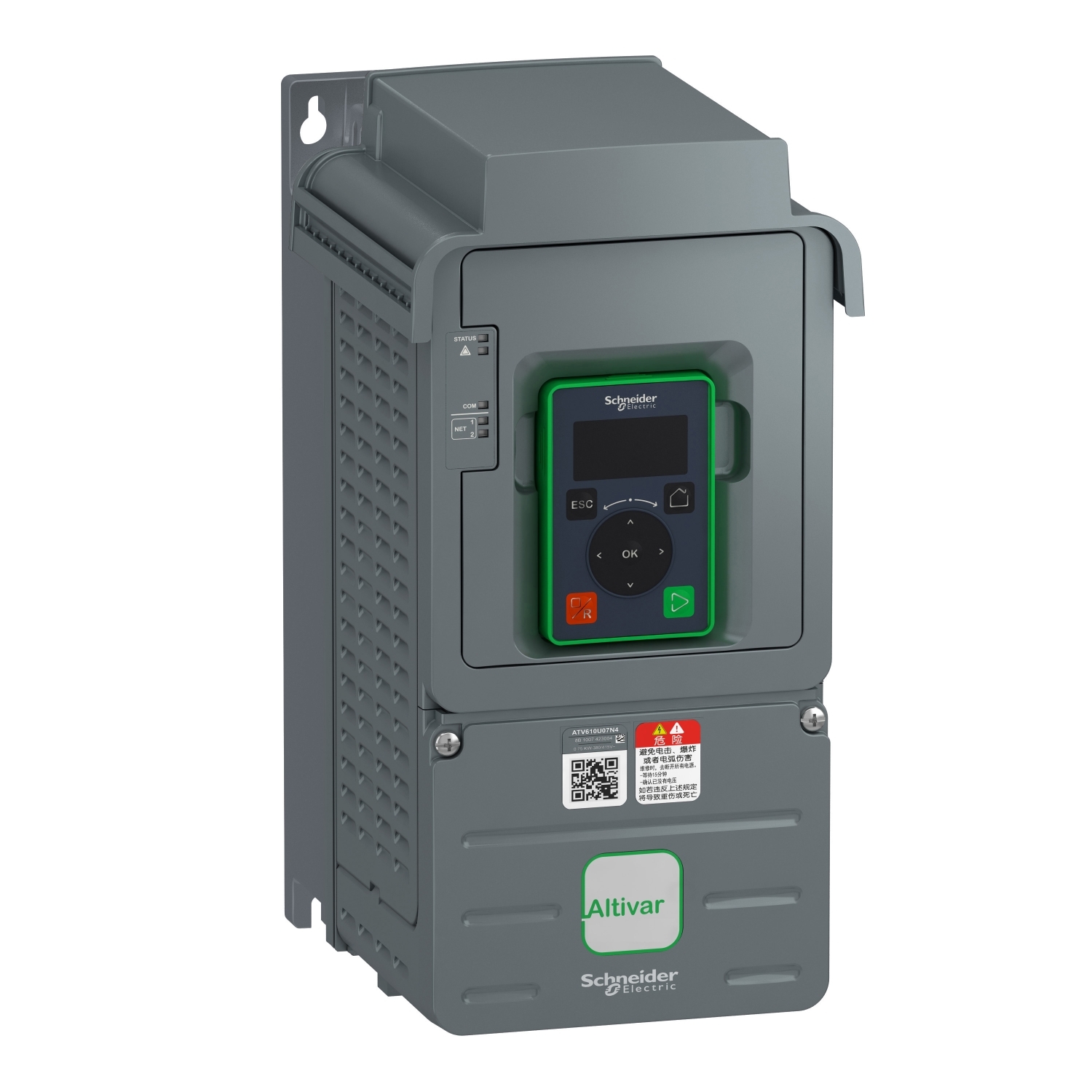 ATV610U55N4 Преобразователь частоты ATV610 5,5кВт 380В 3ф Schneider Electric Экономичная серия ПЧ 