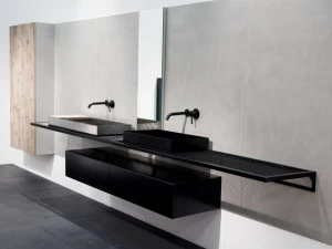 Moab80 Двойная столешница для умывальника из листового металла Industrial line