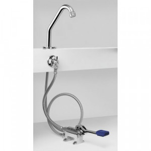 KFL61/24 Idral Полный монтажный комплект, включая метчик для педали и излив