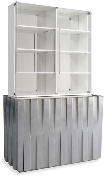 Jetclass Книжный шкаф из лакированного дерева и стекла Empire Jep212 - Вид №1