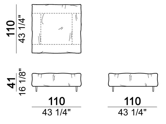 Секционный кожаный диван Arketipo CRAZY DIAMOND ARCH-00133462 - Вид №37