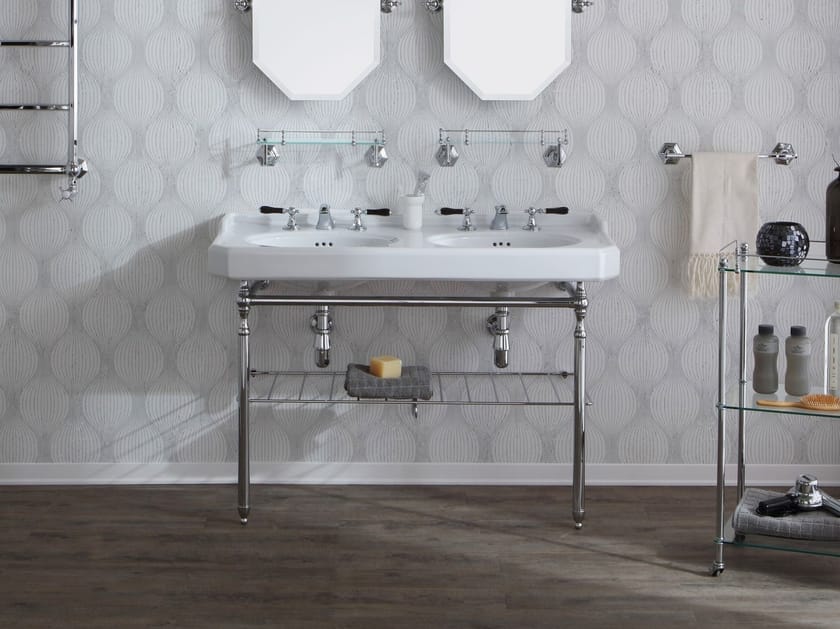 Керамическая двойная консольная раковина In Stock Bleu Provence ARCH-00051628