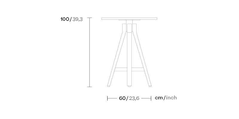 Алюминиевый квадратный стол Kettal Vieques ARCH-00028418 - Вид №2