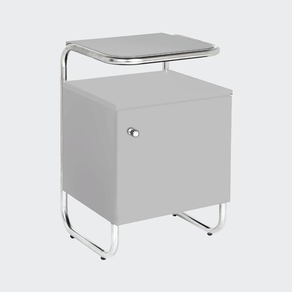 Тумба с металлическими ножками светло-серая Bauhaus WOODI  00-3965972 Серый  - Вид №2