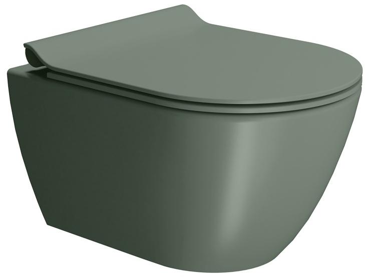 Подвесной унитаз настенный Белый GSI ceramica Color elements Италия sun-id-1439737 - Вид №3