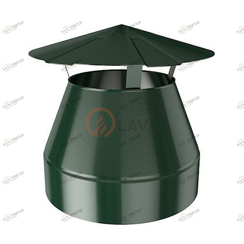 Оголовок-зонт LAVA 150/220 мм. зеленый (6005) 4402