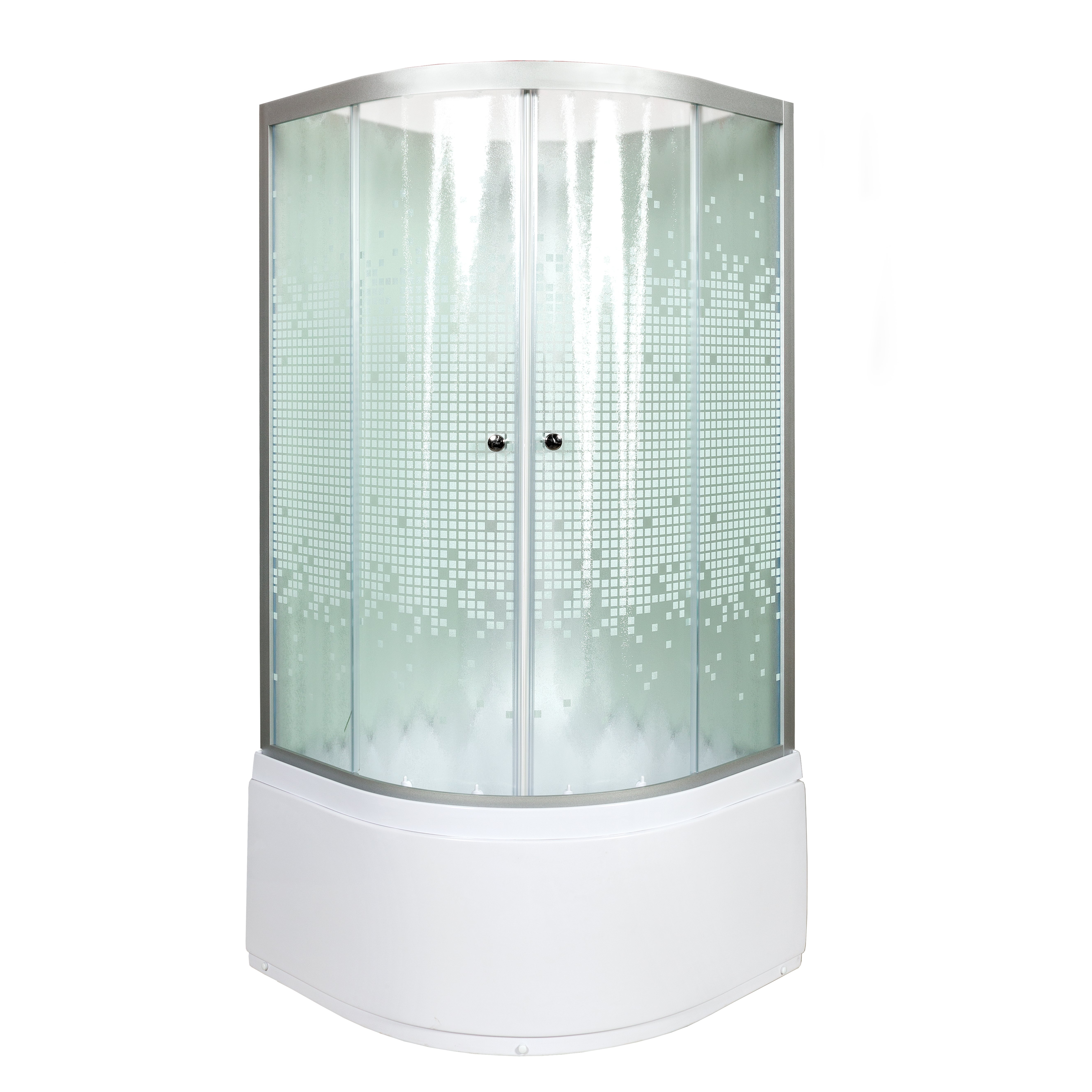 BМ1590 LED BLACK Душевая кабина DETO Серия ВМ L 980 N без крыши - Вид №15