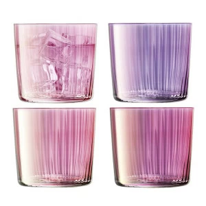 Стаканы-тумблеры стеклянные 310 мл гранатовые Gems LSA INTERNATIONAL ДИЗАЙНЕРСКИЕ 00-3947490 Красный