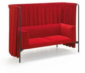 Caimi Brevetti 2-х местный тканевый диван с высокой спинкой Snowsound extra