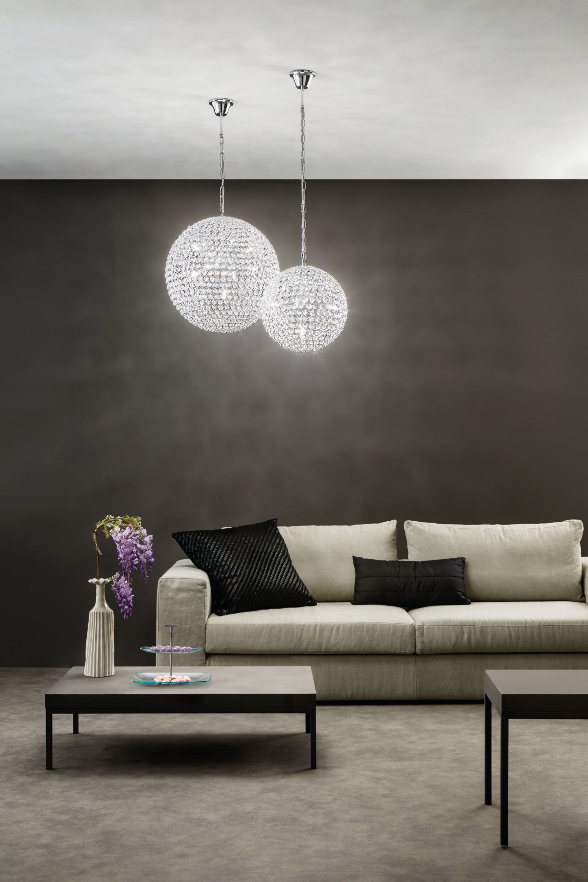 Подвесной светильник с кристаллами Fan Europe Lighting дизайн окружающего света ARCH-00140874 - Вид №1