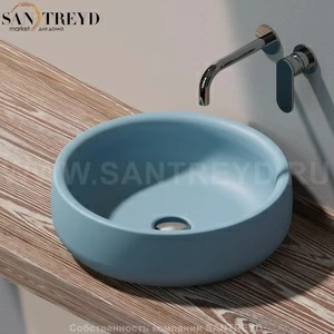 BN46A5014 Накладная раковина на столешницу  круглая Ceramica Flaminia Bonola