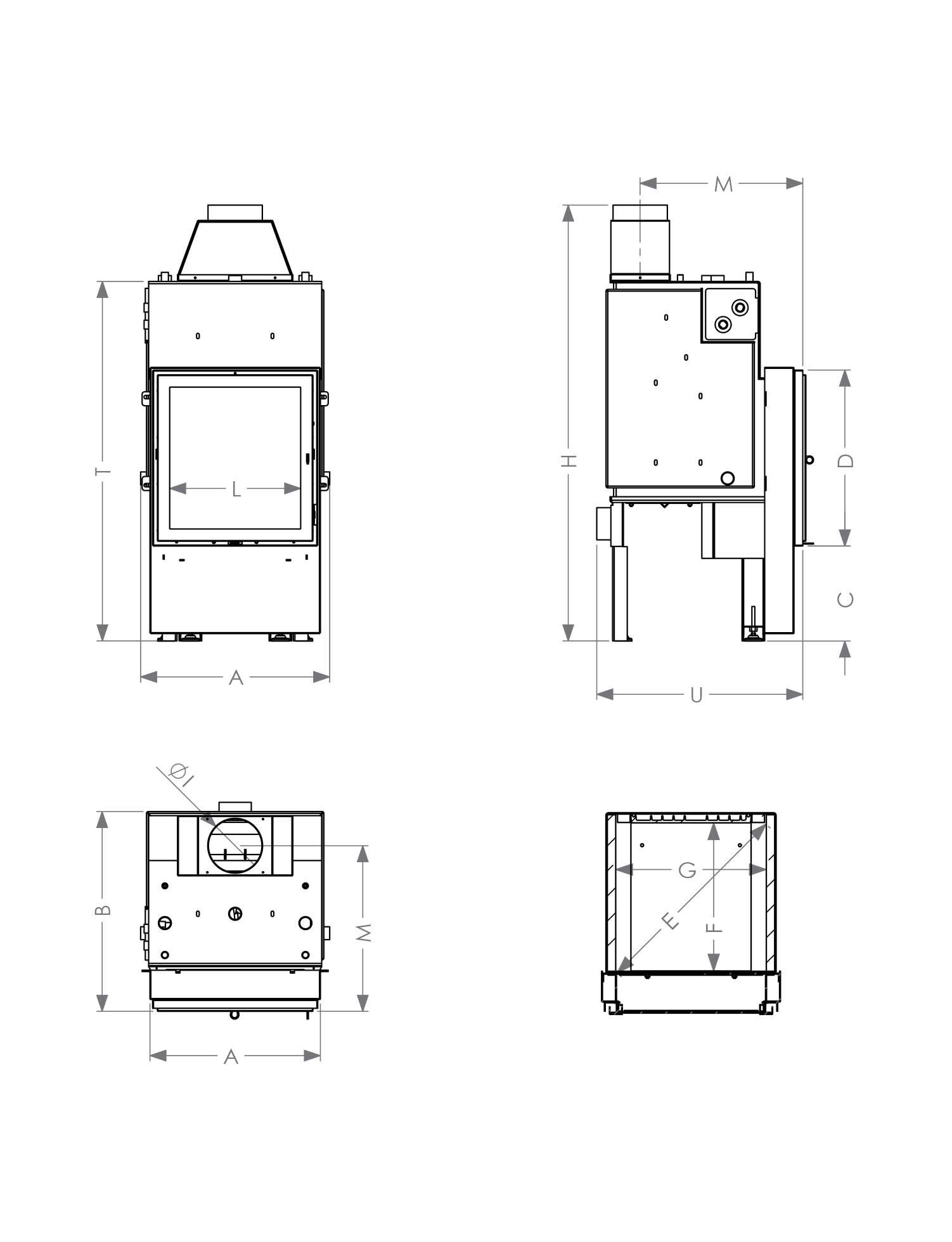 Дровяной камин CTM DELUXE ARCH-00038687 - Вид №2