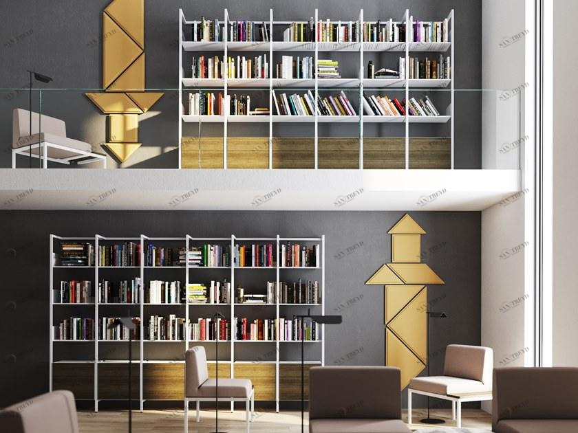 Steelbox by Metalway Модульный стенной книжный шкаф sun-id-1347128