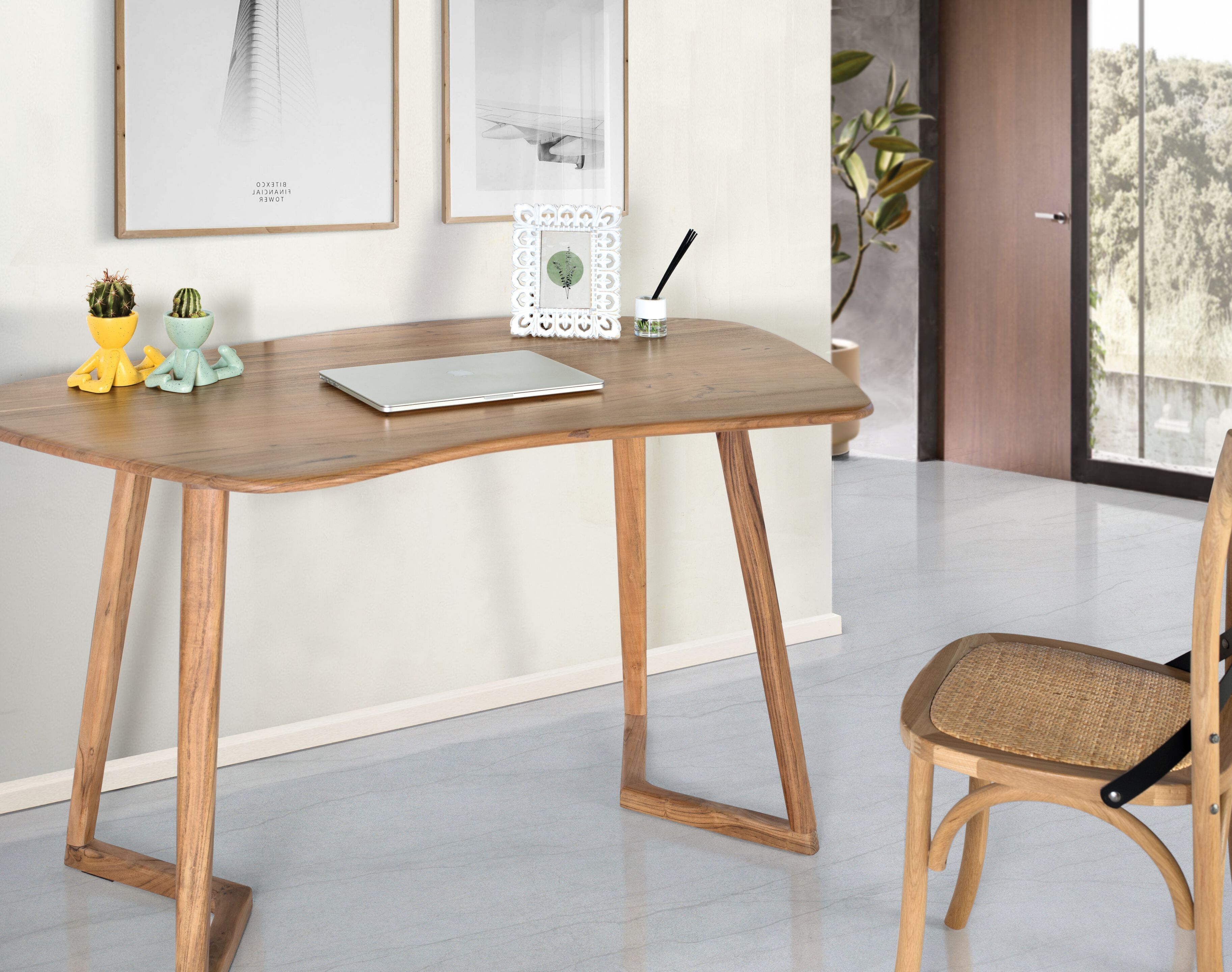 Письменный стол из акации Giner y Colomer 1744 ARCH-00123466 - Вид №1