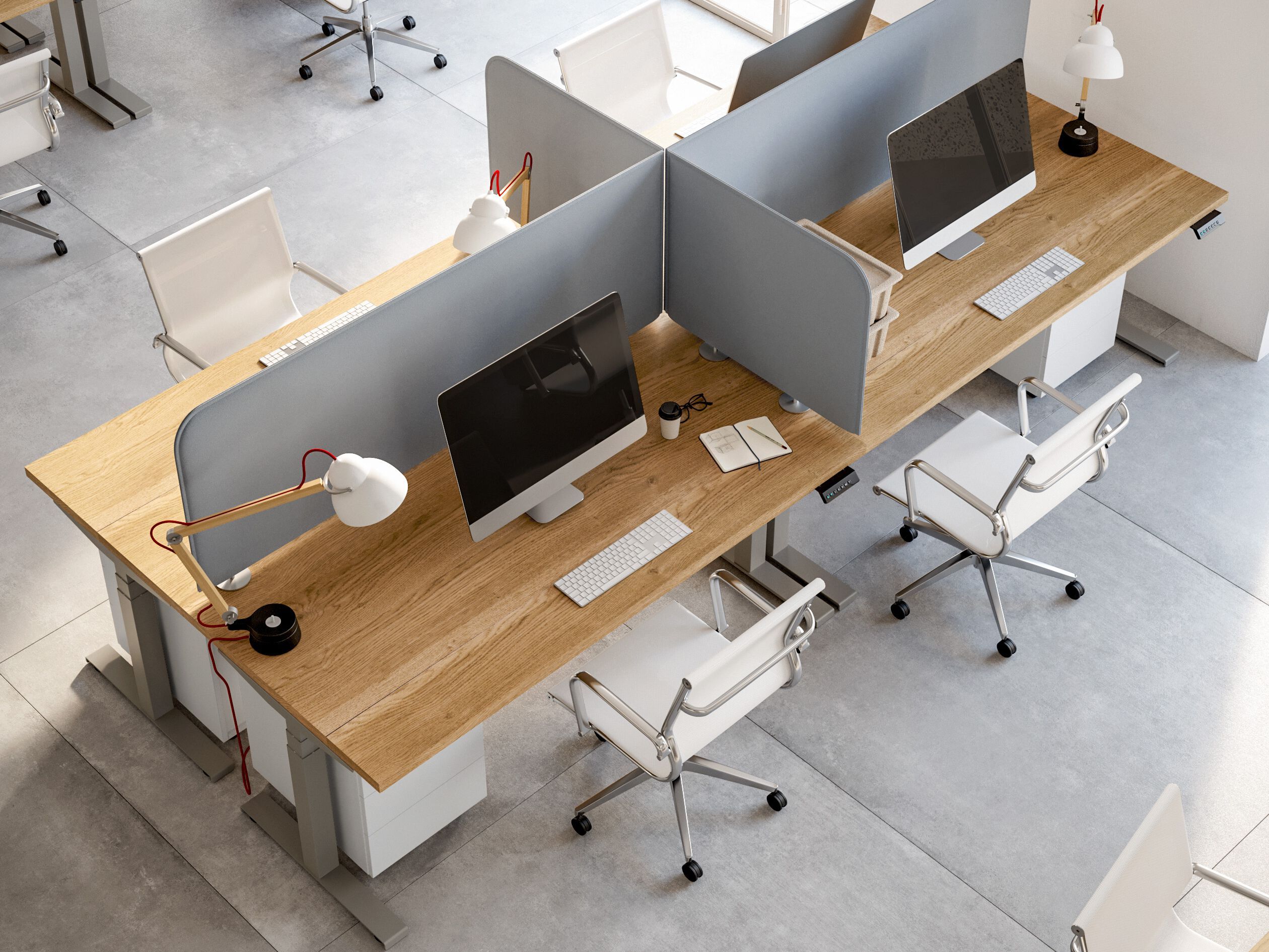 Рабочий стол с регулируемой высотой Giessegi OfficeTime ARCH-00139433 - Вид №2