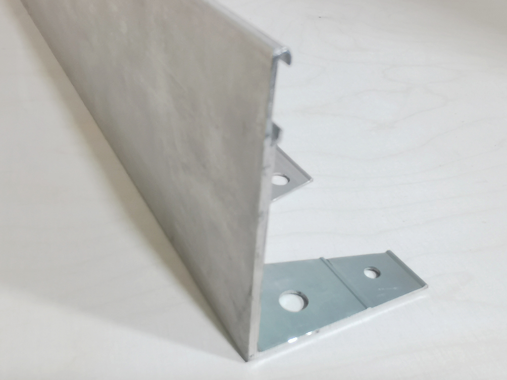 Алюминиевый бордюр 100 мм, длина 2500 мм компл. ГеоПластБорд GPBST-14 - Вид №13