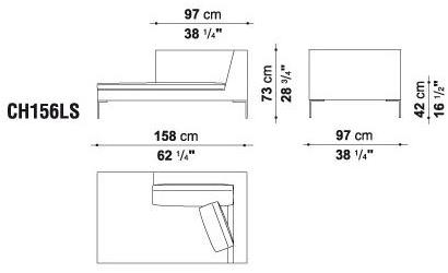 B&B Italia Модульный угловой диван из ткани Charles sun-id-1494315 - Вид №9