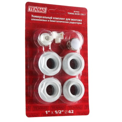 TENRAD.В42B1 Комплект для монтажа радиаторов без кронштейнов 1/2 Valtec 1/2"  - Вид №1