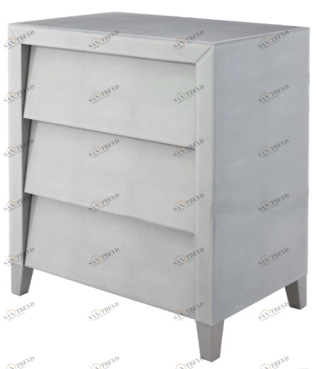 Комод с 3 ящиками серый Colby от RVAstley RVASTLEY ДИЗАЙНЕРСКИЕ, PUSHA 060909 Серый 