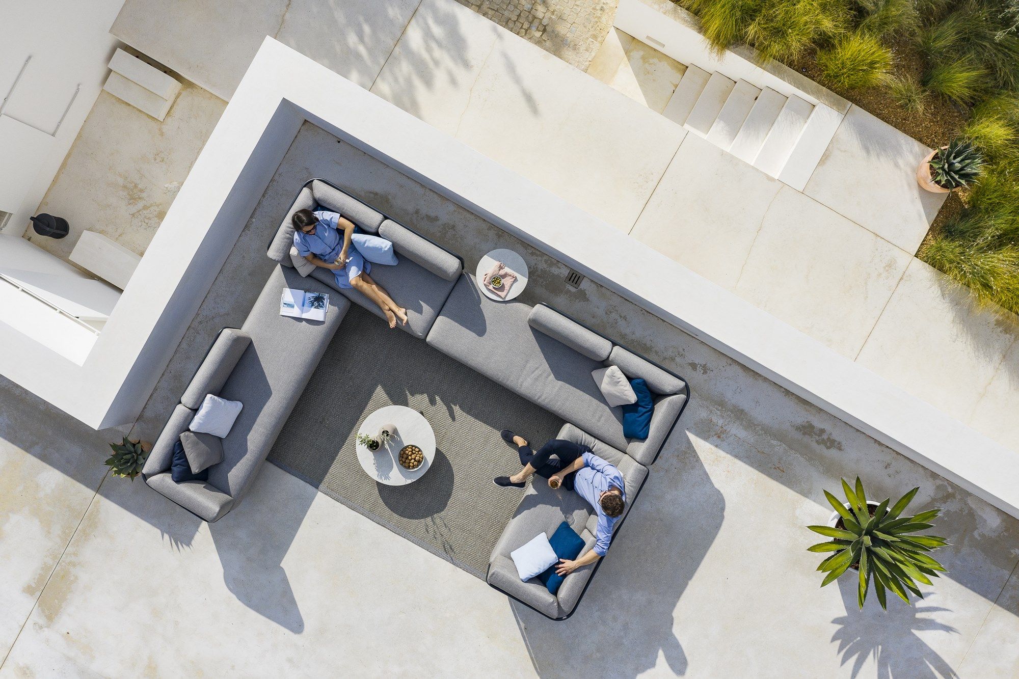 Тканевый модульный садовый диван Todus Baza ARCH-00073566 - Вид №15