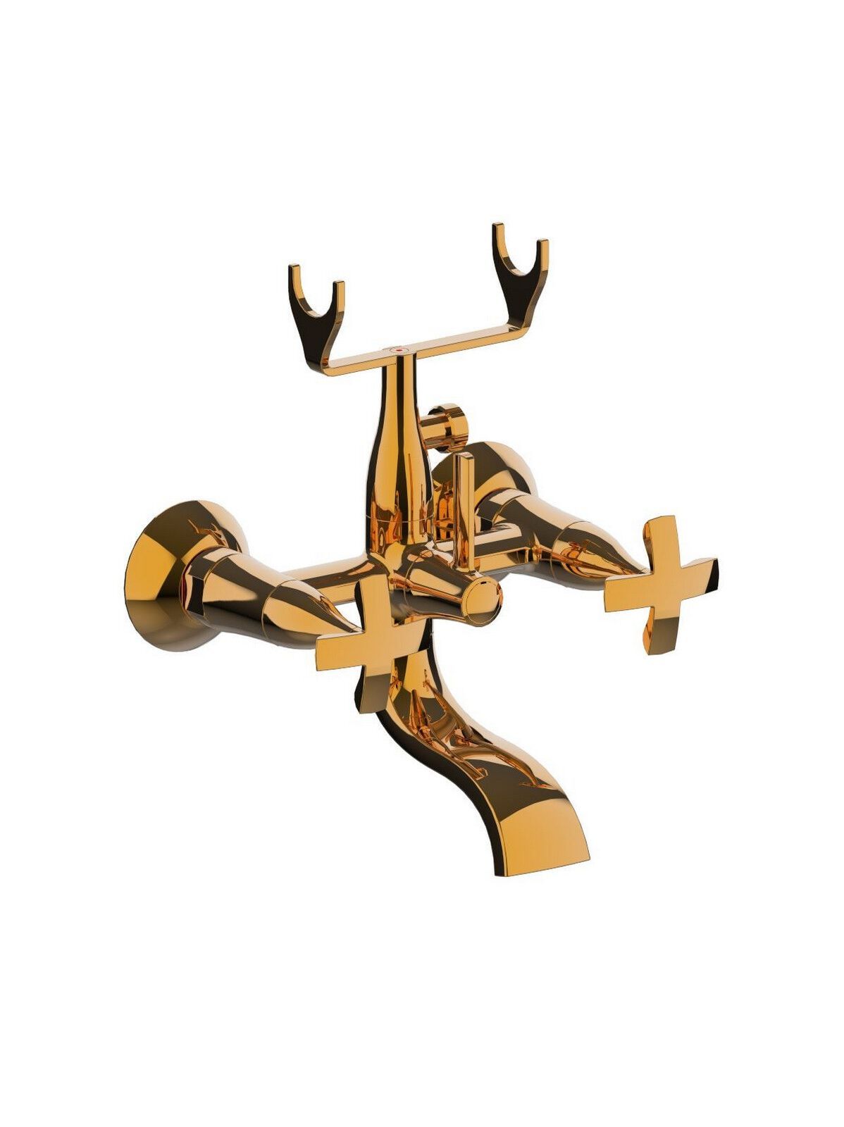 2 отверстия настенный наружный смеситель для ванны Rubinetterie Frattini Lucrezia ARCH-00045706 - Вид №1