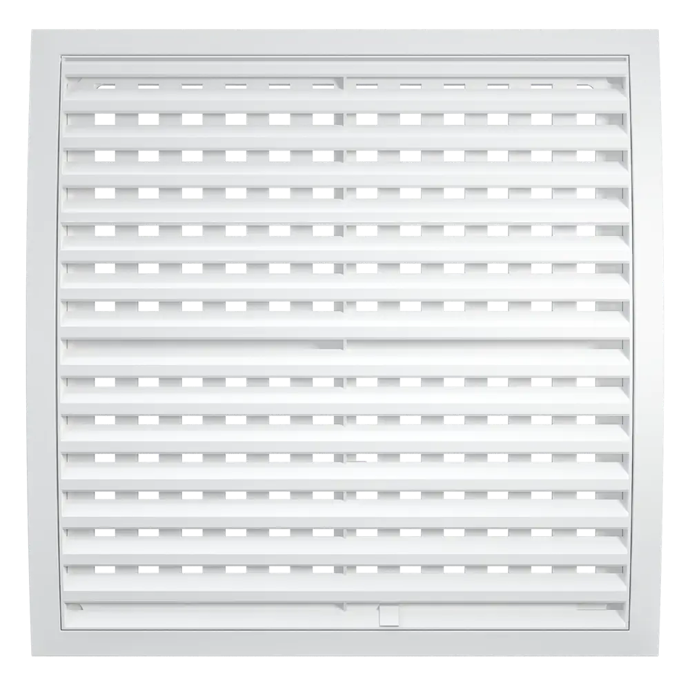 Решетка вентиляционная регулируемая Era 350x350 мм пластик цвет белый STLM-2194330 - Вид №2