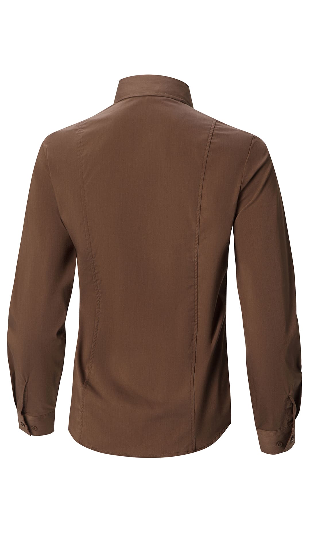 62511 Рубашка женская  chocolate El-Risto  Корпоративная одежда  размер 44 (M)  - Вид №1