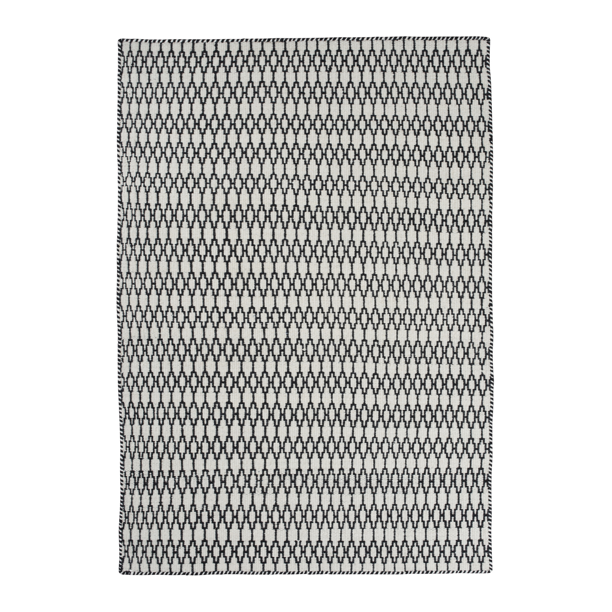 2000983242846 Ковер wh/black 200/300 LINIE DESIGN Elliot