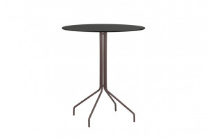 107251 Высокий стол со столешницей Compact Ø 90 см Point Weave
