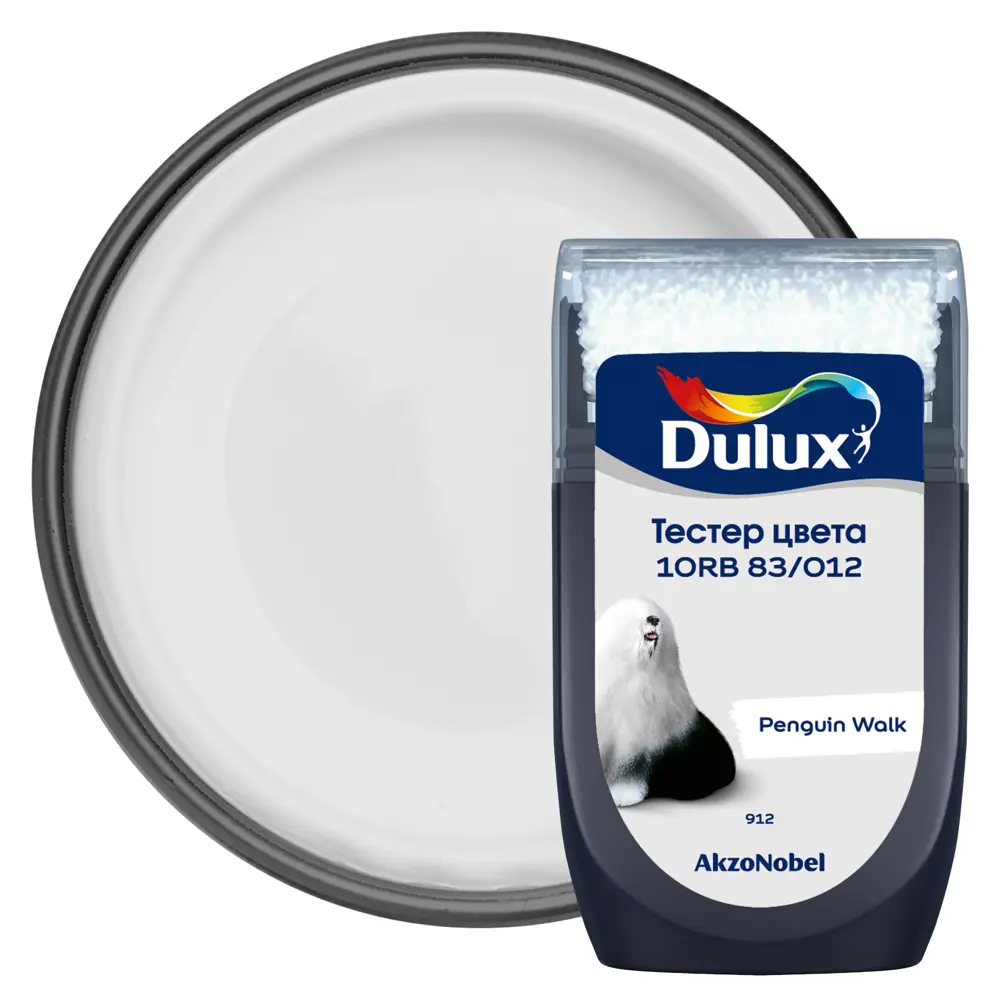 Тестер краски для стен Dulux 10RB 83/012 Penguin Walk 30 мл STLM-2130512