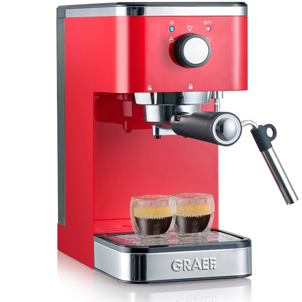 9976988 Кофеварка рожковая GRAEF Salita ES 403 красный STDN-0043913