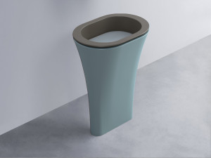 AMLA65-FN+AMPILO-BR+AMCOLO-PL Раковина Amedeo Ovale отдельностоящая cielo Enjoy + Amedeo