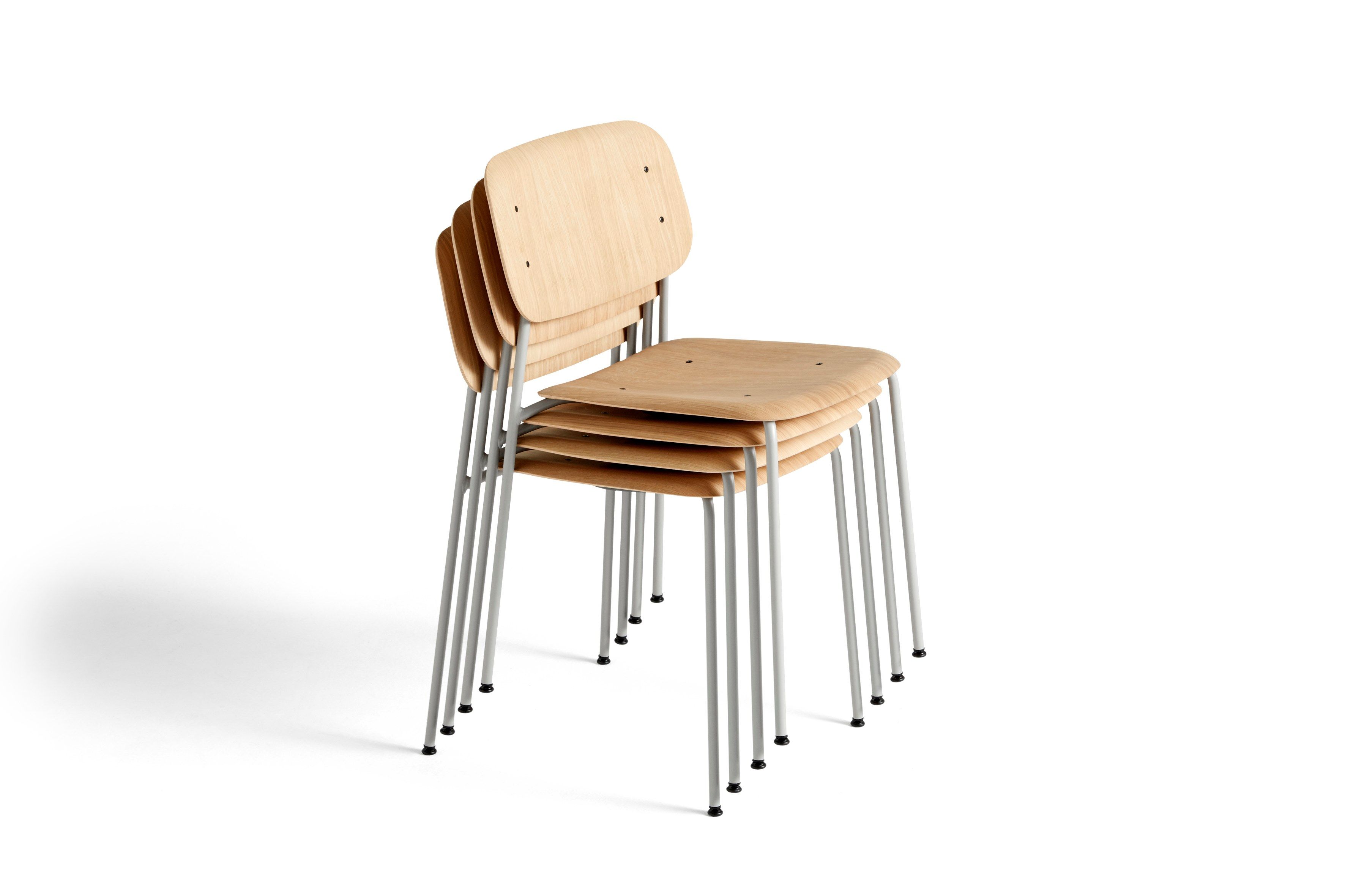Штабелируемый стул из стали и дерева Hay Soft Edge ARCH-00113713 - Вид №34