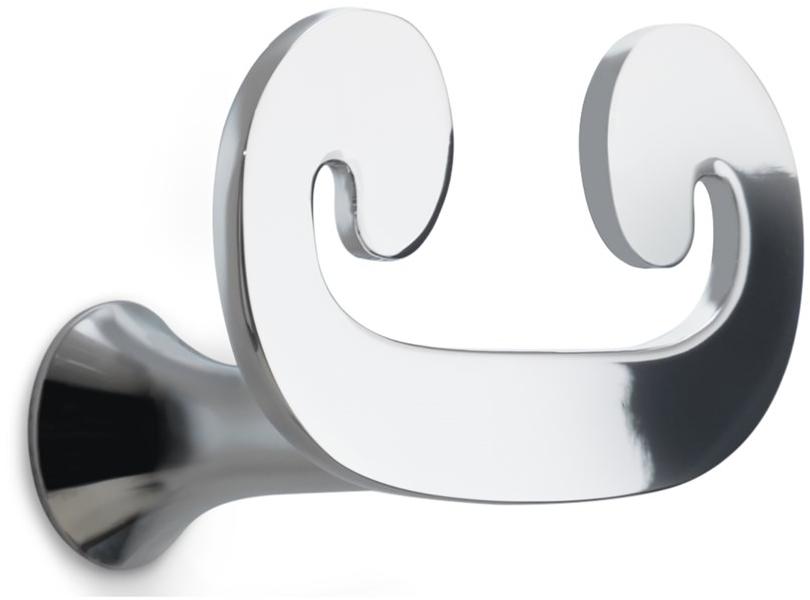 GEDY Двойной металлический крючок для халата Sissi 3326 - Вид №1