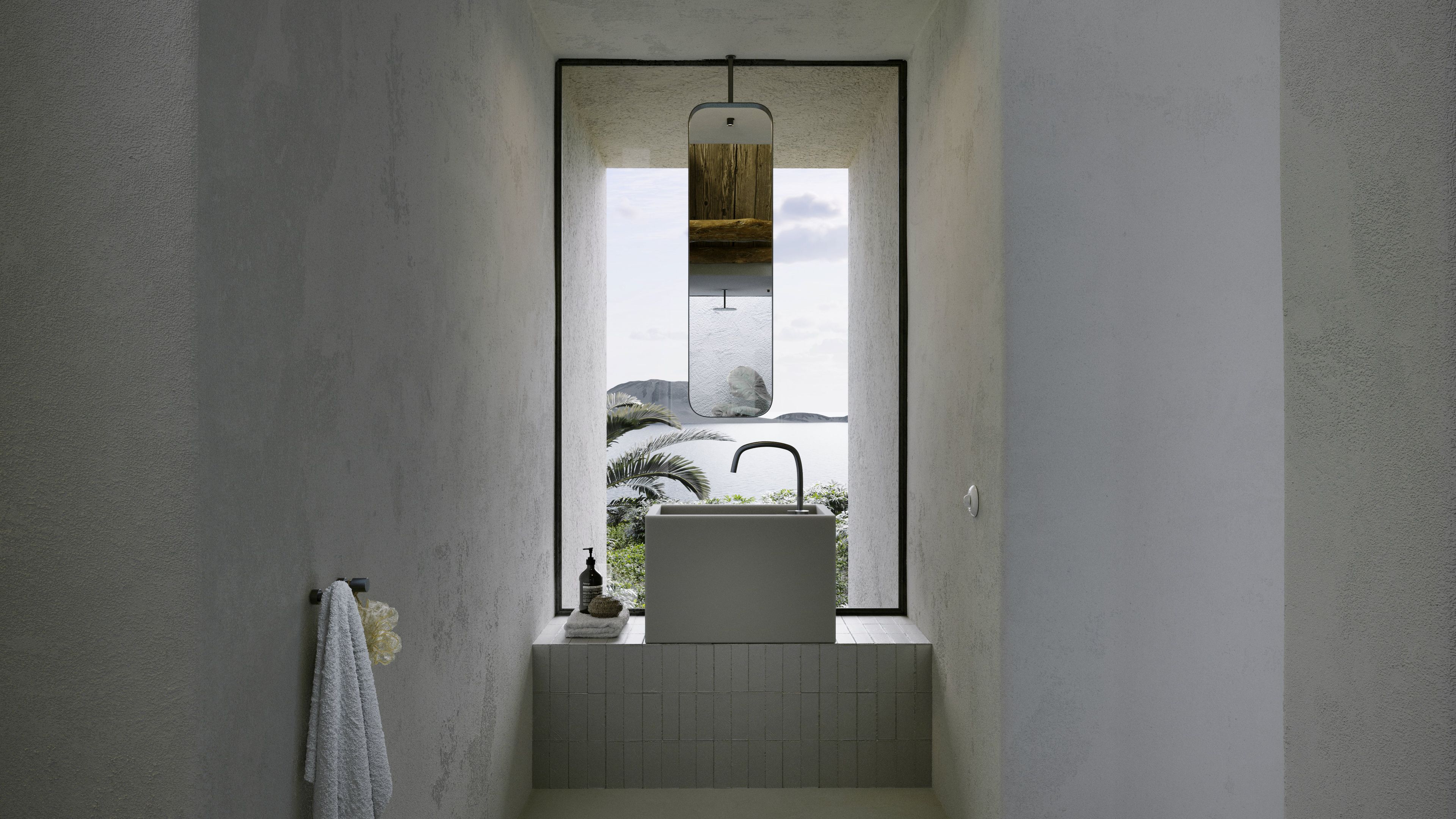 Одиночный подвесной умывальник из натурального камня COCOON Piet Boon ARCH-00052049 - Вид №35