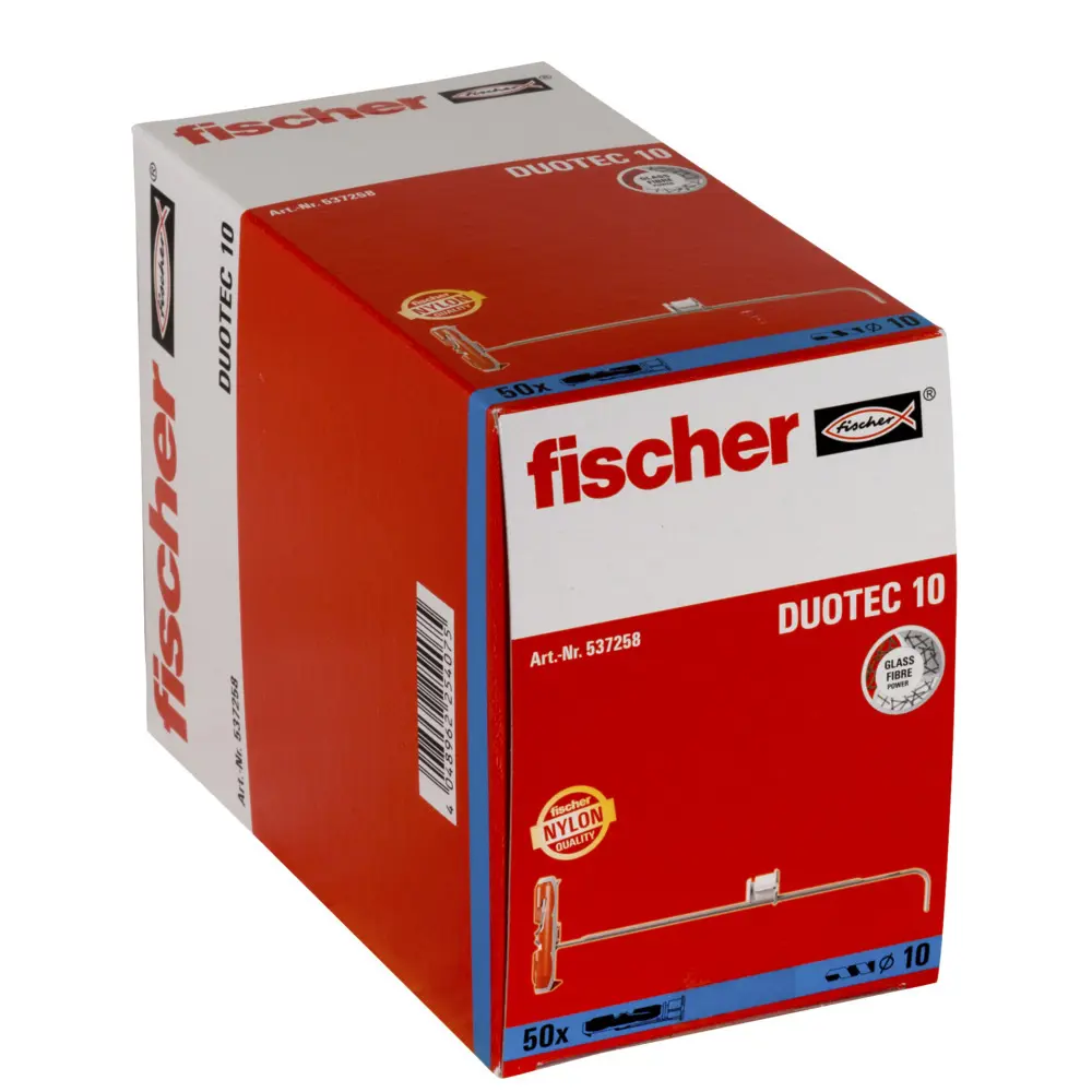 Дюбель-гвоздь Fisher Duotec 10x40 мм, нейлон, 50 шт FISCHER STLM-2134931 - Вид №2