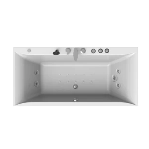 Гидромассаж "Релакс Chrome" на ванну Палермо (двигатель 750 Вт, джет Глори - 4 шт., джет Джереми - 1 шт.)