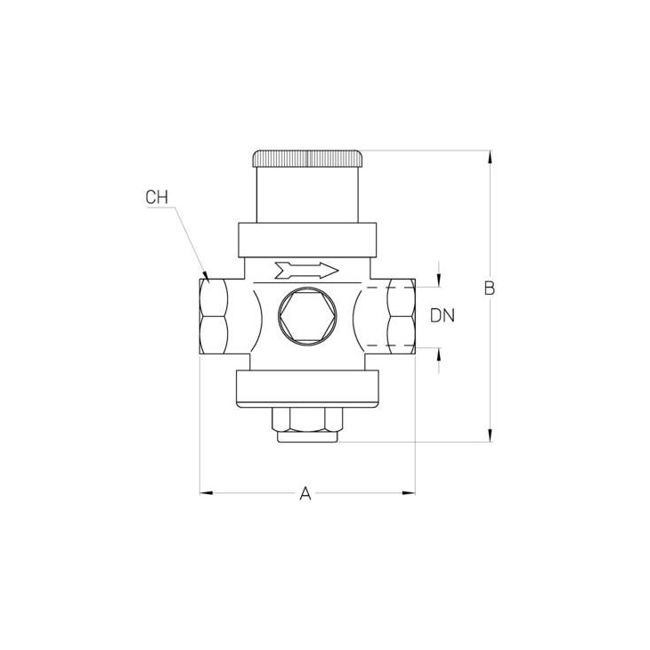 CIMBERIO CIM 1020 38 Редуктор давления латунный CIM 1020  - Вид №1