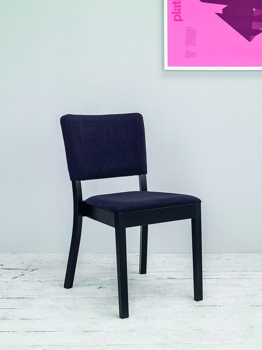 TON Штабелируемый стул из дерева и ткани  313 713  - Вид №1