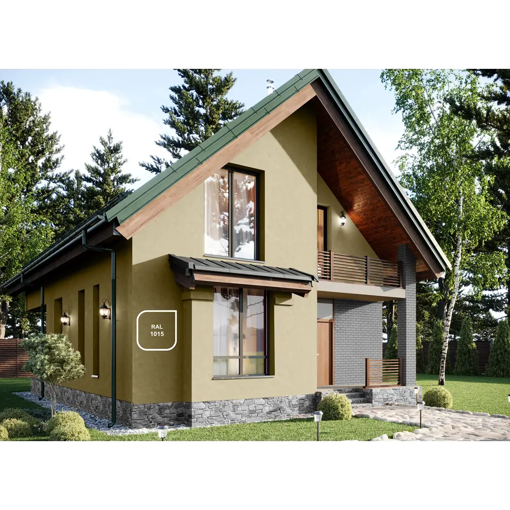 Фасадная краска Dufa Siloxane - матовая белая для наружных работ 2.5 л 17117344 STLM-0007529 - Вид №3