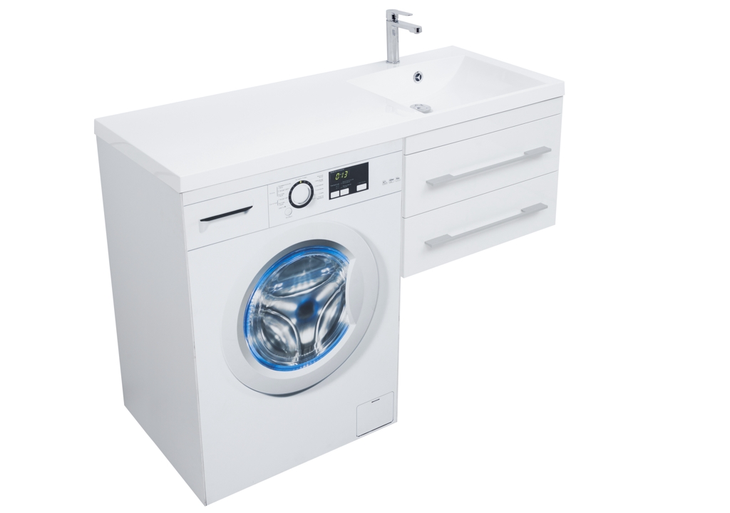 Тумба с раковиной Aquanet Нота 120 R белый 0017148300239568 - Вид №4