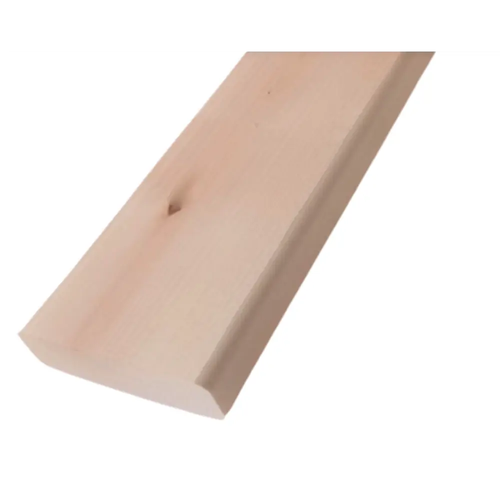 Полок сращенный 26х90х1400 мм Липа сорт Оптима прямой с фаской угла Santreyd STLM-2109478