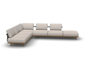 5-местный тканевый угловой садовый диван