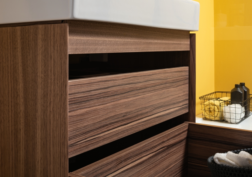 Тумба с раковиной Aquanet Нью-Йорк 70 орех 0020394600198207 - Вид №6