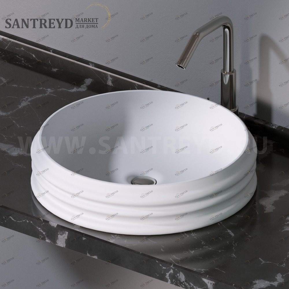 L608101 Накладная раковина на столешницу  круглая A. e T. Italia GLASS AeT ITALIA