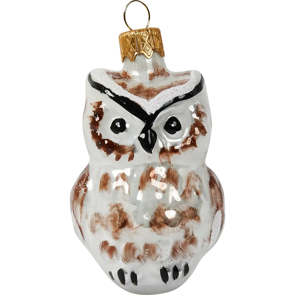 85178240 Елочное украшение Сова ФУ-604 Коломеев 8x5 см STLM-0955113 Santreyd 