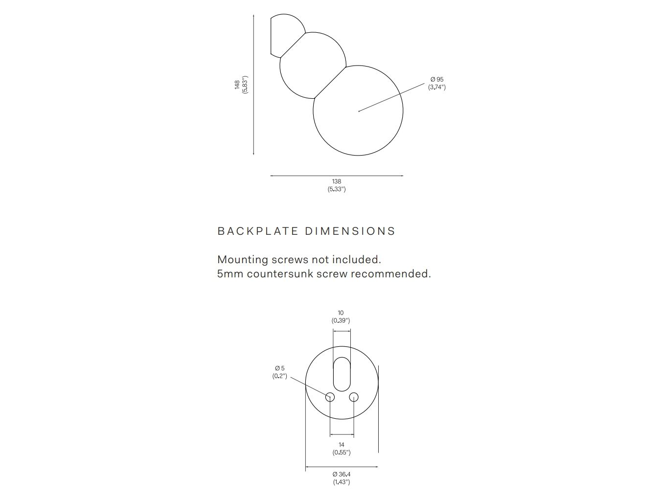 Латунный светодиодный настенный светильник Michael Anastassiades Ball Light ARCH-00046689 - Вид №7