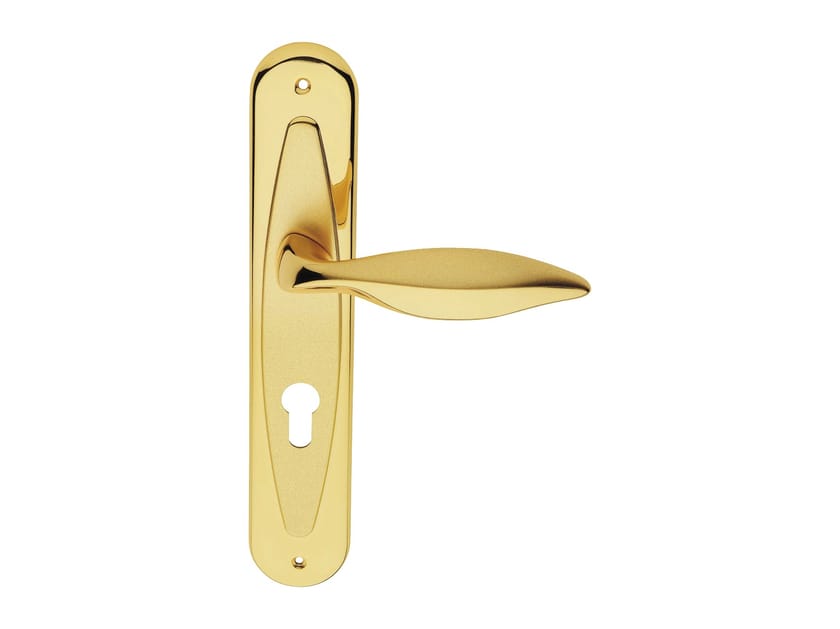 Классическая металлическая ручка на пластине с насадкой LINEA CALI' Дельфин ARCH-00027663